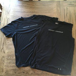 UA Charged Cotton 2-Pack- Sleeveless & T-Shirt